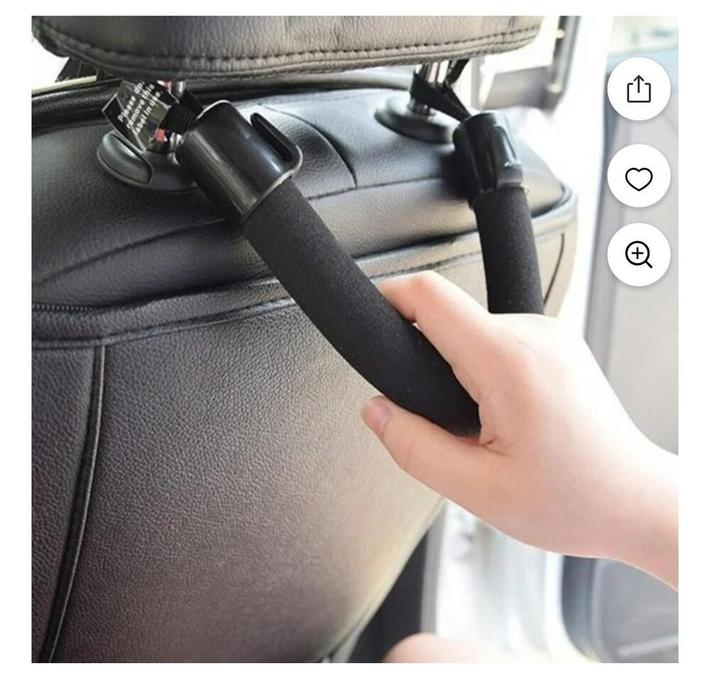 9053  Car Seat Back Armrest 2 pcs Assist Device Grab Handle